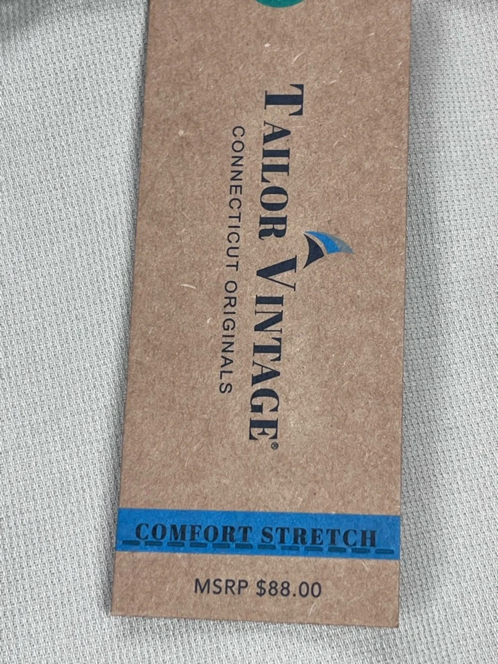 Tailor Vintage Men’s Greenwich Reg. Fit Summer Khaki Shorts. Size 44 - Picture 12 of 14